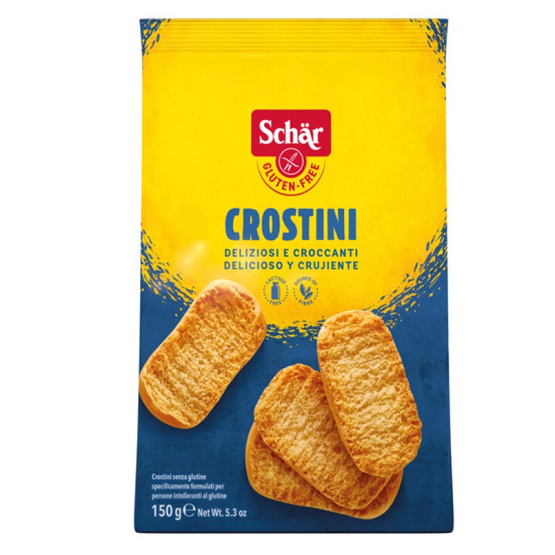 SCHAR Παξιμαδάκια ‘Crostini’ Χωρίς Γλουτένη (150γρ) Snacks